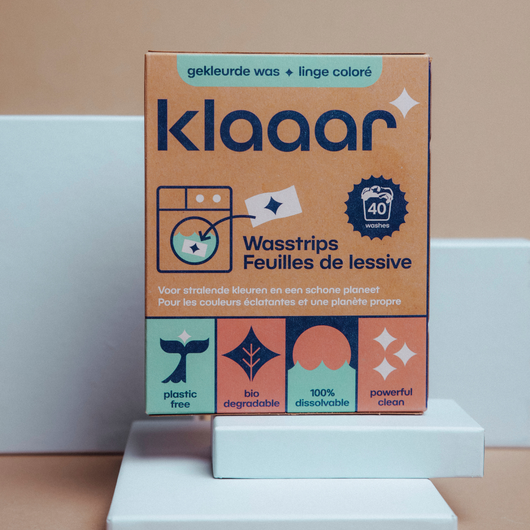 KLAAAR wasstrips voor gekleurde was (40 wasbeurten)